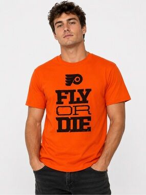 Philadelphia Flyers Fly Or Die Wells Fargo Center Giveaway Tee XL